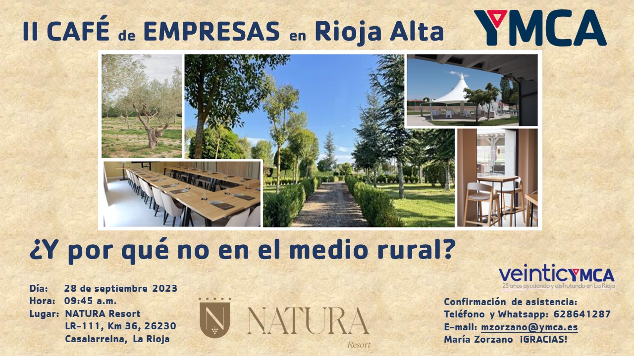 II Café de Empresas en Rioja Alta YMCA