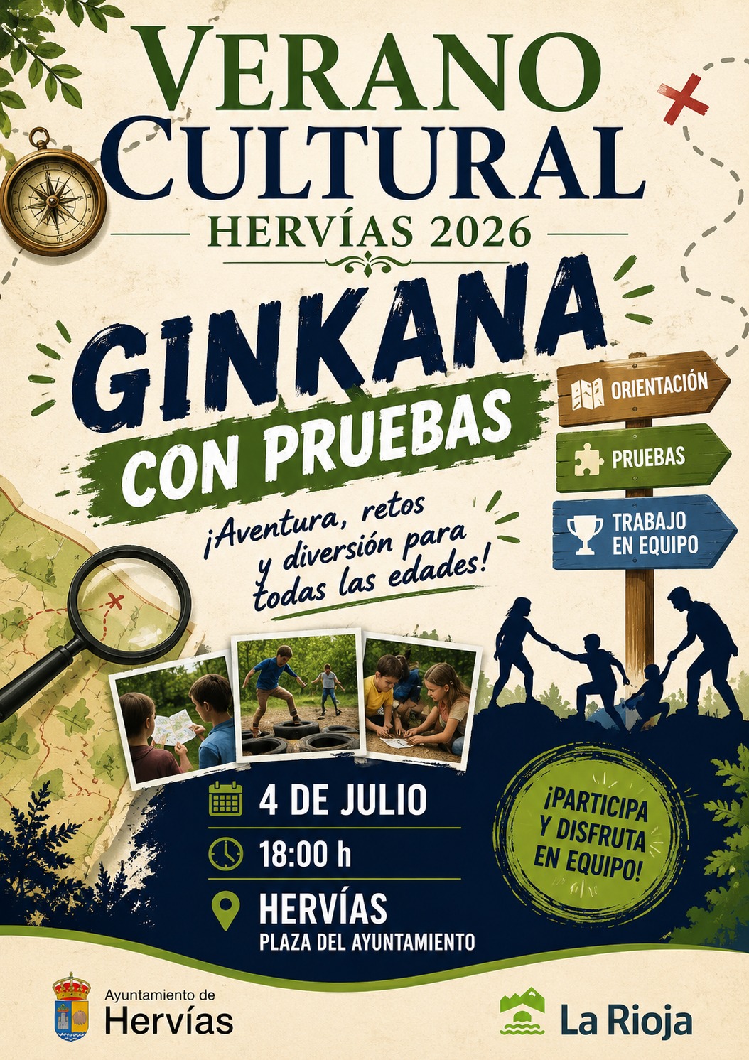 Ginkana con pruebas
